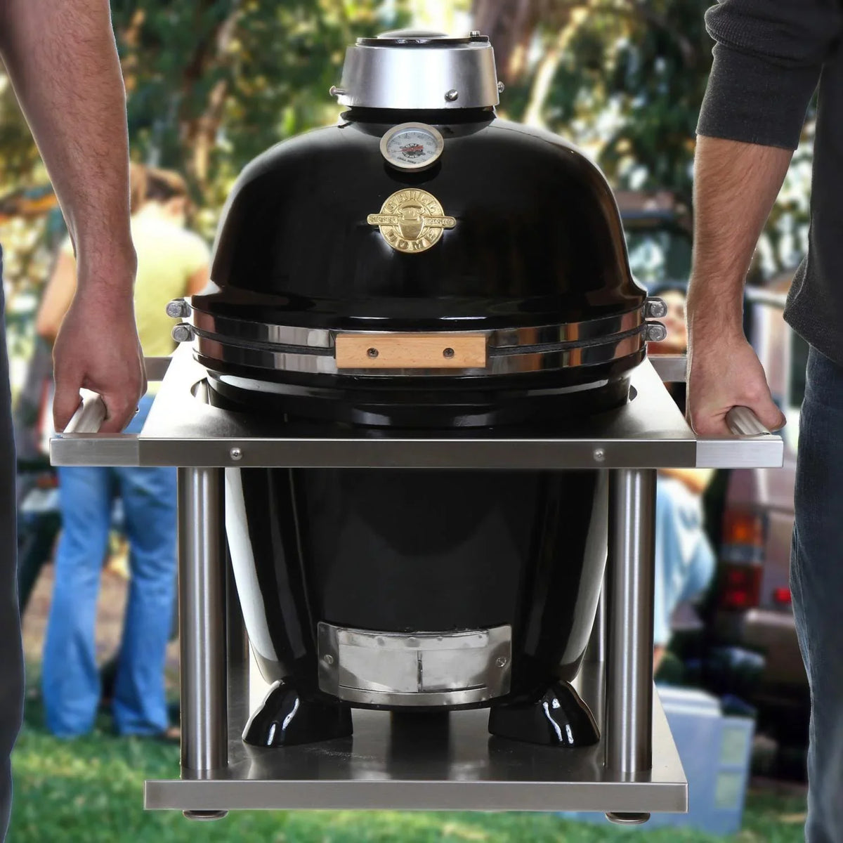 BBQGuys Tailgating For Grills Kamagater - Signature Carrier KAMGTR-16 Kamado Portable 16-Inch