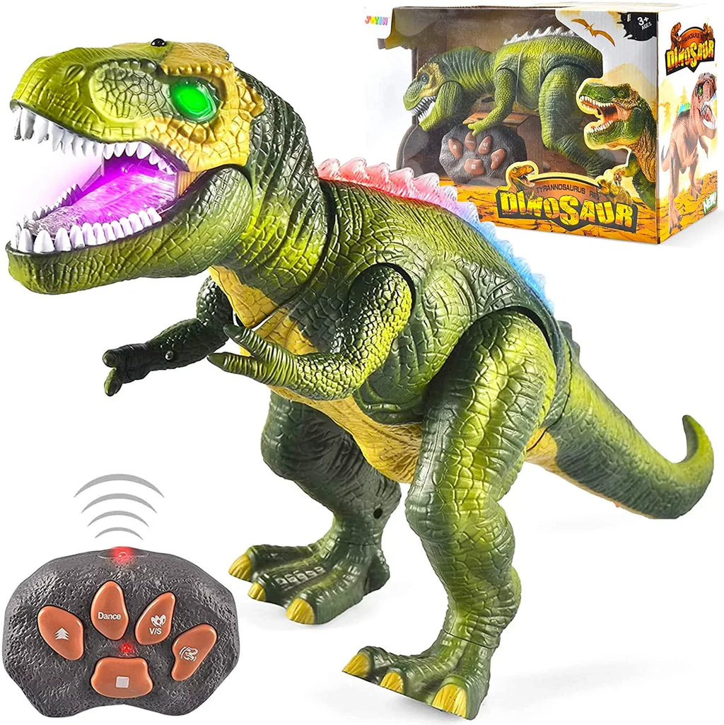 JOYIN T for Dancing Kids Robot Boys Roaring Toy saur Toy Walking Toy,Electronic dinosaur saur dinosaur dinosaur Toy,Birthday Light Rex and for Steam Girls,Green Sound, with and Boys,Big Gift Kids