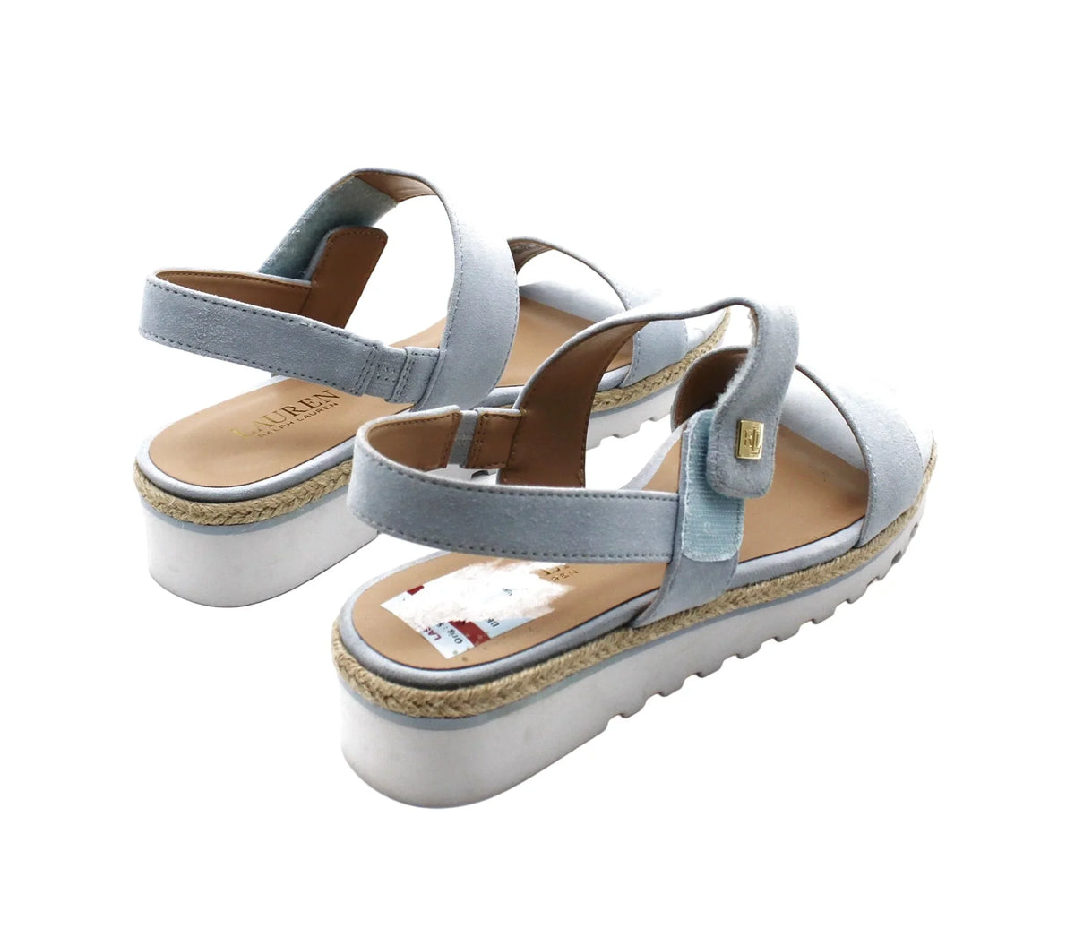 (Size Ralph 8.5 Lauren US) Jewelle Lauren Wedge Sandals