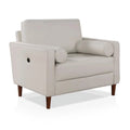 Port Ivory Oppio Chair with in USB Faux America Leather Furniture of