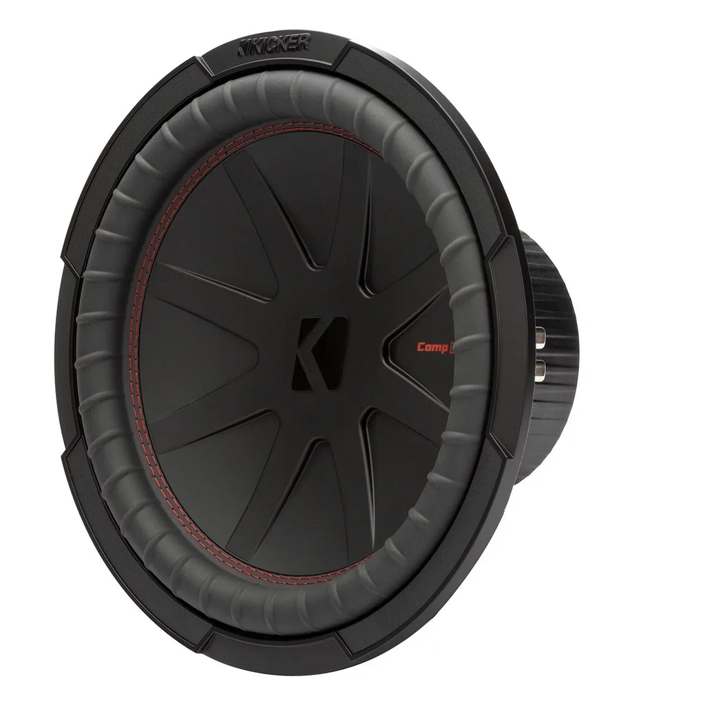 Power KICKER Subwoofer, Inch 4 Car Ohm 12 1000W Max CompR Audio Black DVC