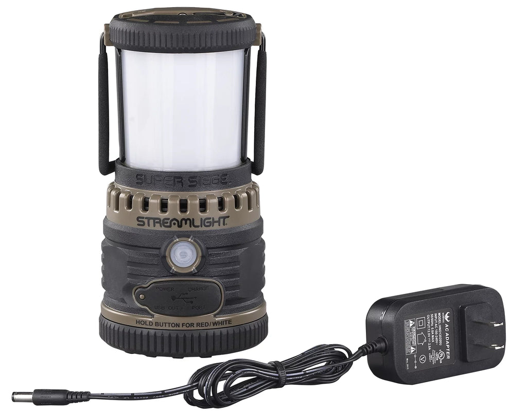 1000 USB Multi-Function 44947 Lumen - Streamlight Rechargeable Siege Super Lantern