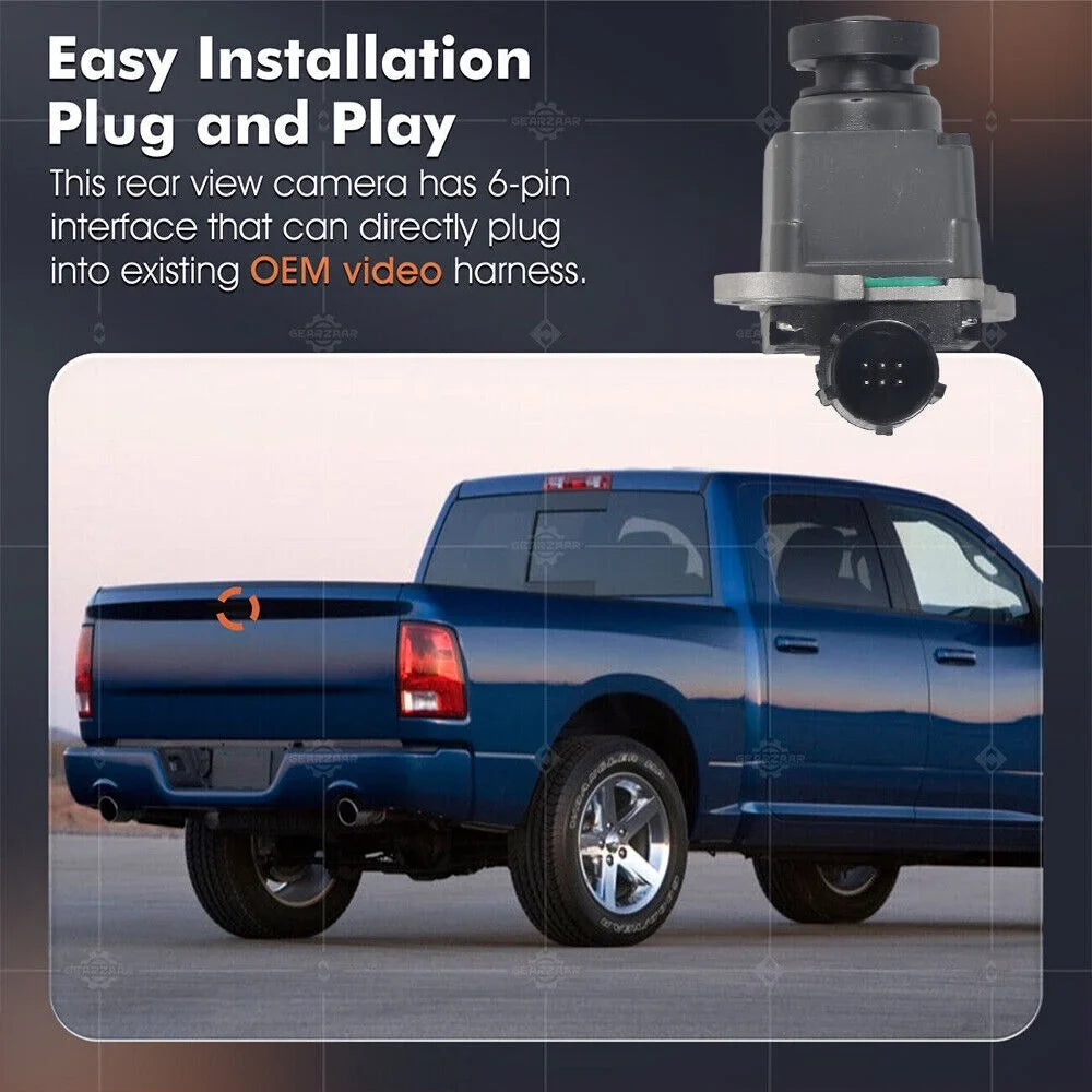 Backup 5500 2500 For View 4500 Rear RAM 3500 13-17 Camera Parking Dodge Paddsun 1500