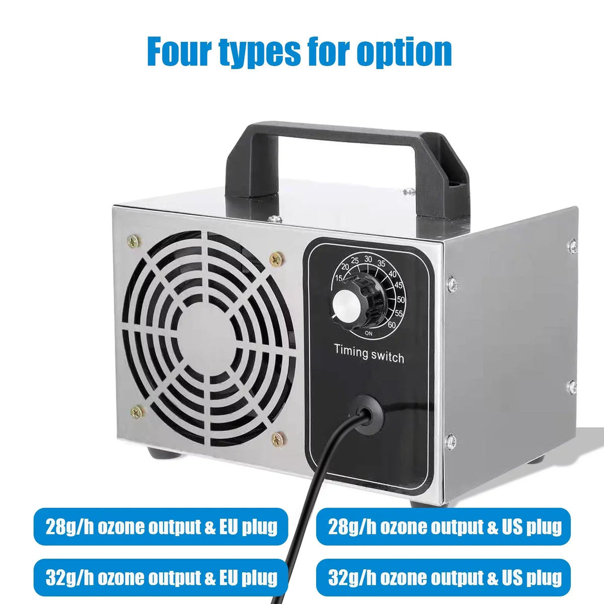 Air Purifier Deodorizer Tomfoto Office 32g/h for O3 Machine Kitchen Car Home Air Generator