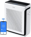 Hair, 1110 Air to HEPA Smart Filters, Washable WiFi, Light Quality 100S Home for Purifiers Pet Allergies, LEVOIT Vital Bedroom Captures Air Smoke, Ft² Large Up Room with and Dust, Filter Sensors,
