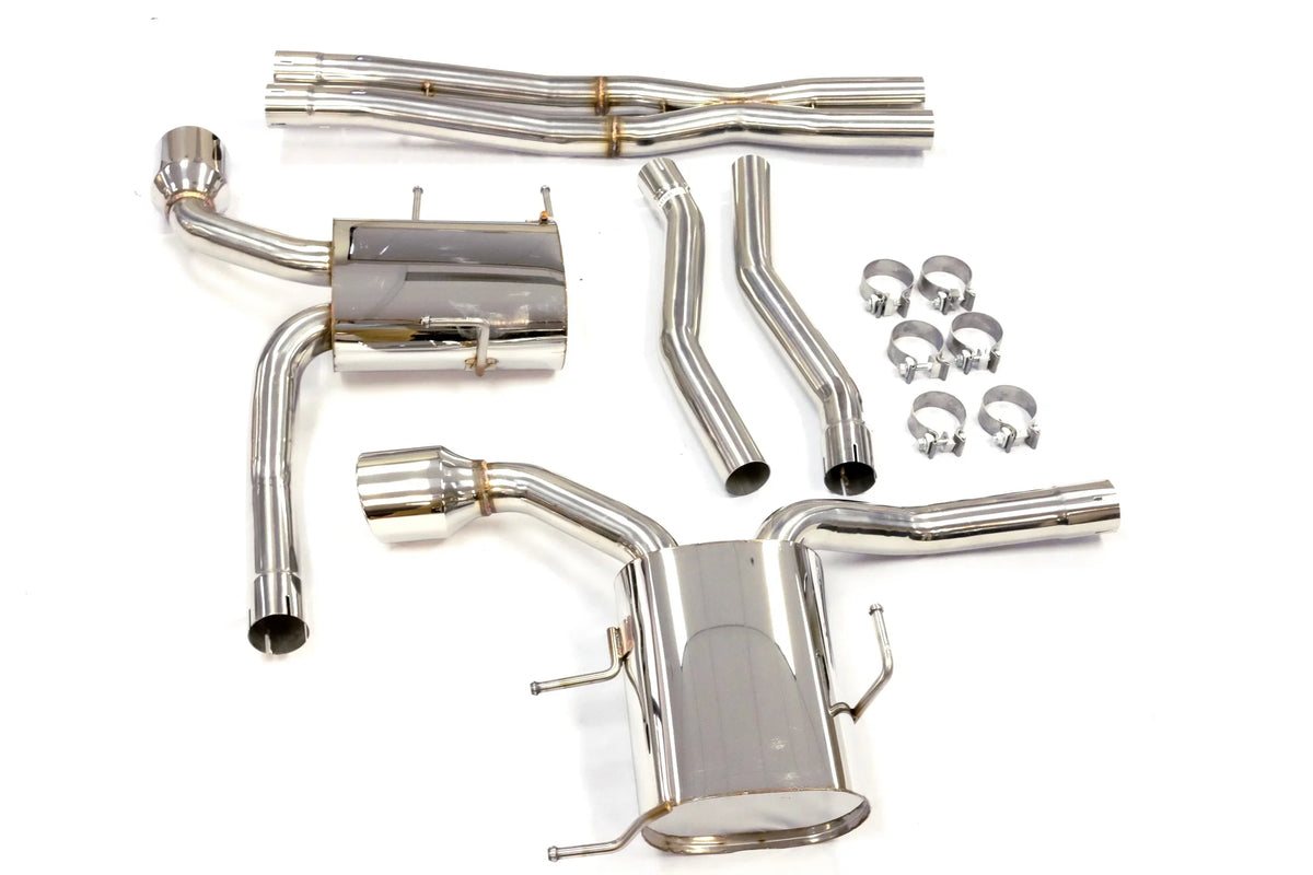 to Coupe 6.2L For By V Catback Stainless Cadillac OBX-RS CTS Fitment 15 11 AT/MT Exhaust