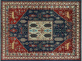 9'2" Aria Darnisha Blue/Red 12'8" Rug, x