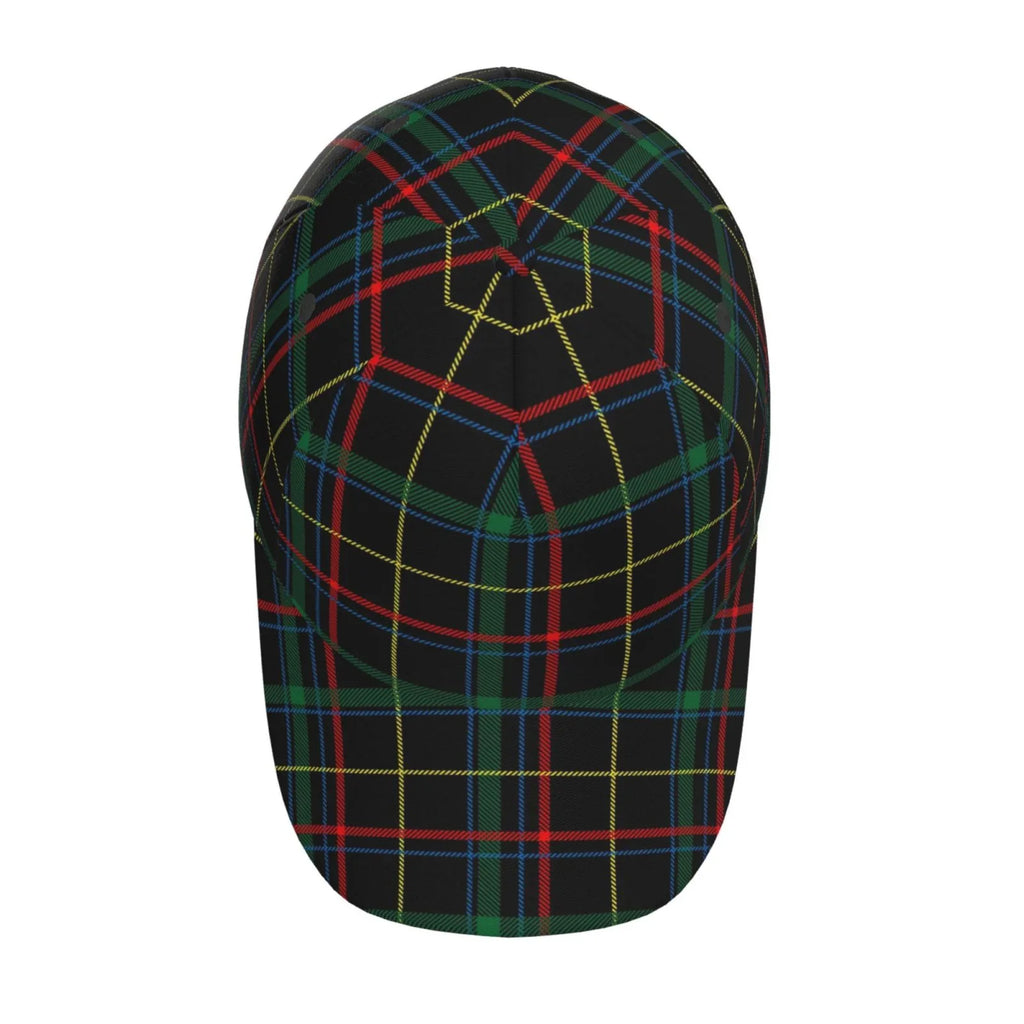 Size for Hat(Buffalo Workouts Plaid Green) Balery Seasons Activities Baseball Adjustable All Running Outdoor Dad Dark and Cap