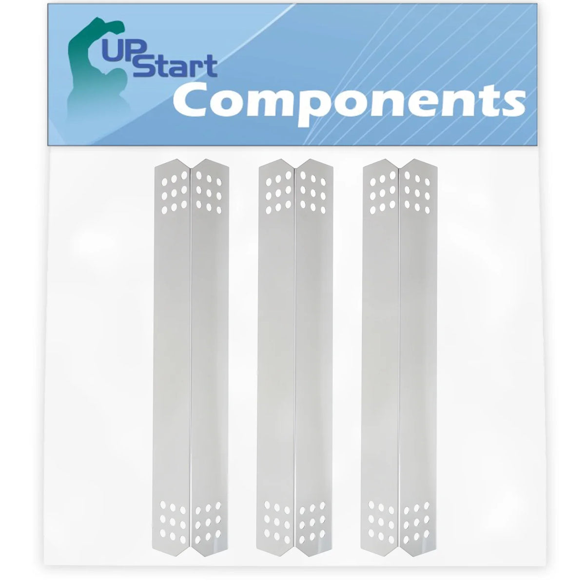 Parts for Shield Tamer, Grill 1/8" Heat Stainless Barbeque - 720-0733A Vaporizer Tent 3-Pack Replacement Steel Flavorizer Bar, Compatible BBQ Plate Nexgrill Bar, Flame Burner Cover 16