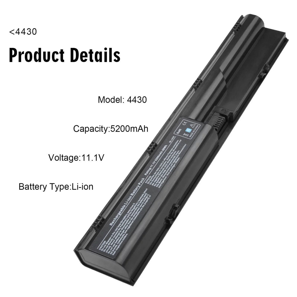 4540S 4330s 4530s HP 4430s 650938-001 Battery 4440S Probook For PR06 633805-001