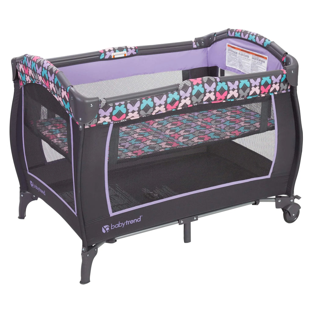Portable Folding Infant Nursery with Sophia Bassinet, Center Trend Baby Trend-E