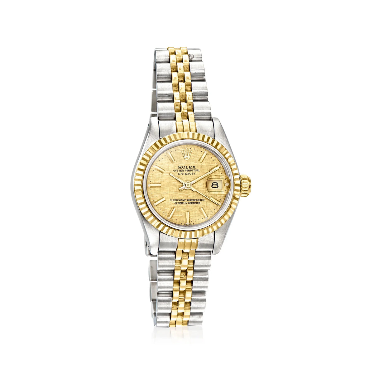 Steel Women's Gold Adult Automatic Yellow Ross-Simons 18kt Datejust and Pre-Owned 26mm Stainless Watch, Women's,