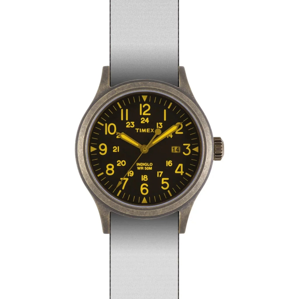 Silver Allied Reversible Timex Black Archive 40mm