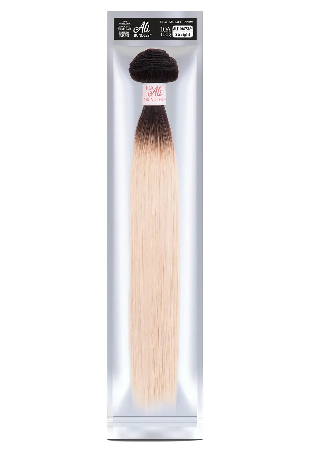 Straight Remi Virgin 10a 22" - Brazilian Color OTN/613 -
