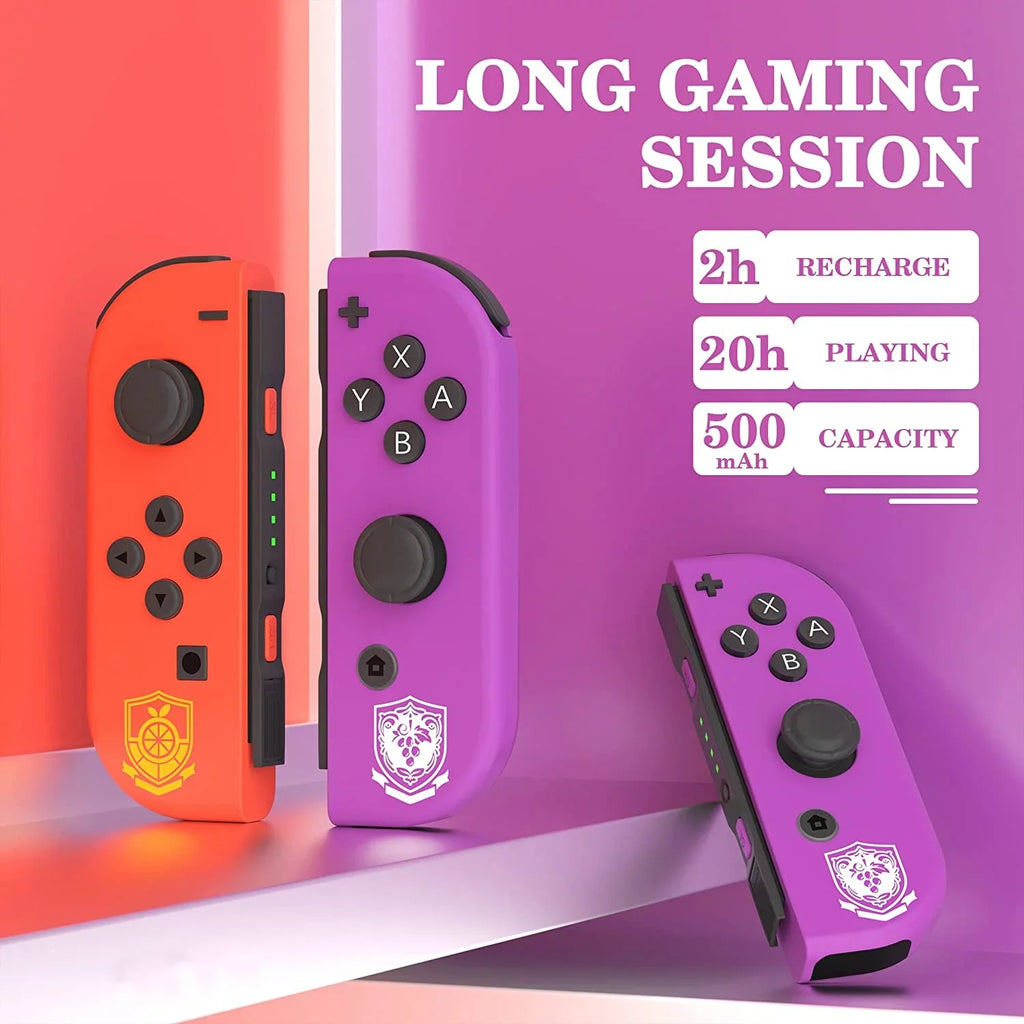 with Control Controllers,Compatible - Switch Switch Dual Nintendo Scarlet Controller,Support Violet Vibration/Wake-up/Motion
