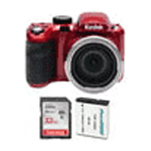 32GB PIXPRO and Zoom Battery with Camera Astro (Red) AZ425 Kodak Card