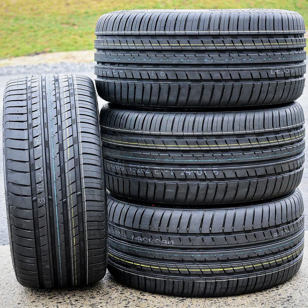 95Y 2017-23 2012-18 Focus Fits: Cosmo 235/40R18 A/S Performance Civic XL Honda 2 MuchoMacho Titanium, Pair Sport 235/40ZR18 Touring of (TWO) Tires