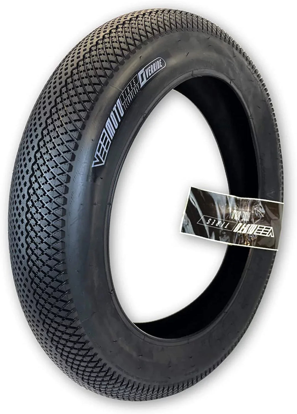 Rubber 20x4.0 Reflective 30 TPI & Black/Black Clincher Vee Speedster Tire Wire
