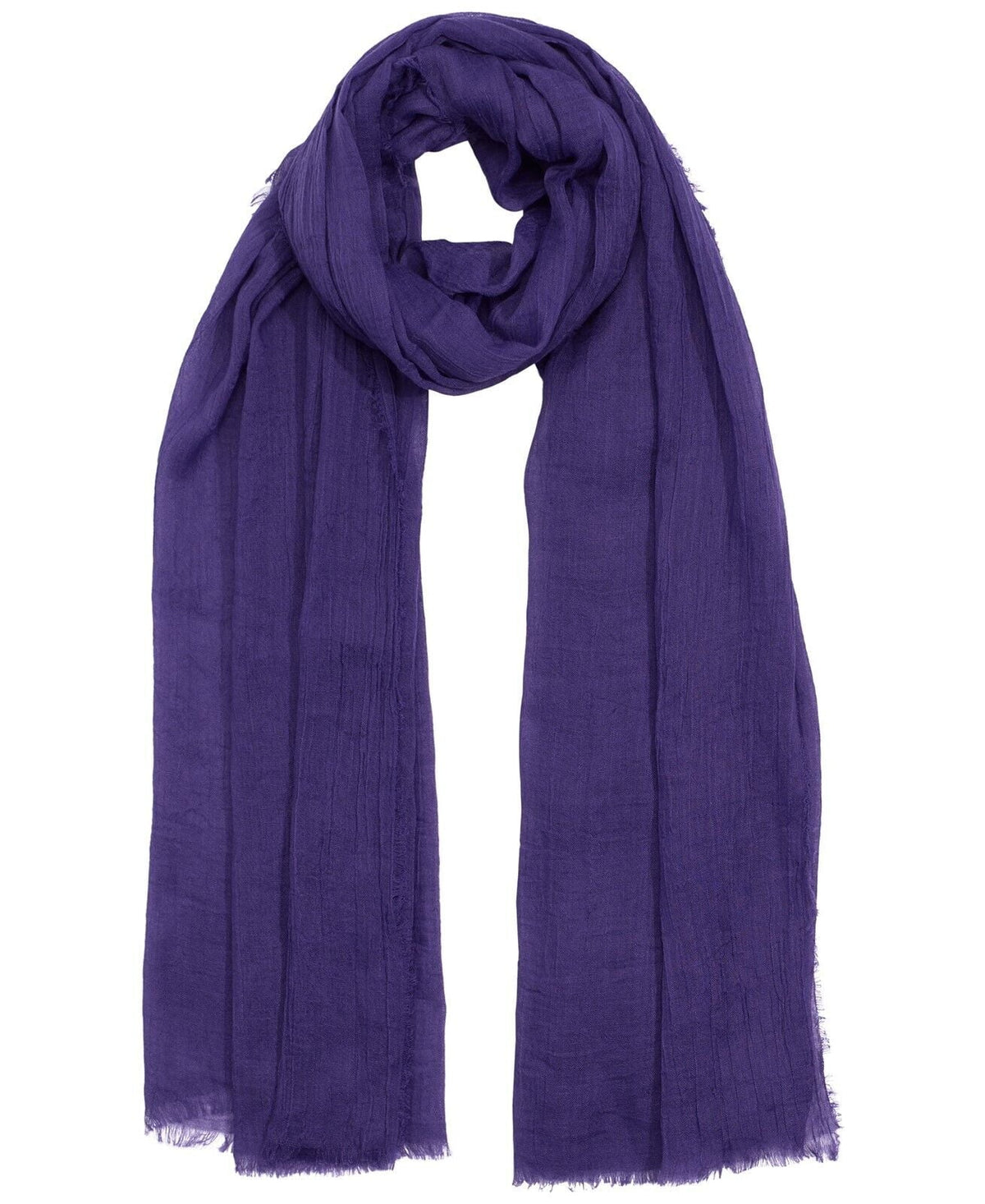 FN0097 Grape NEW Solid Echo OS Soft Crinkle Wrap