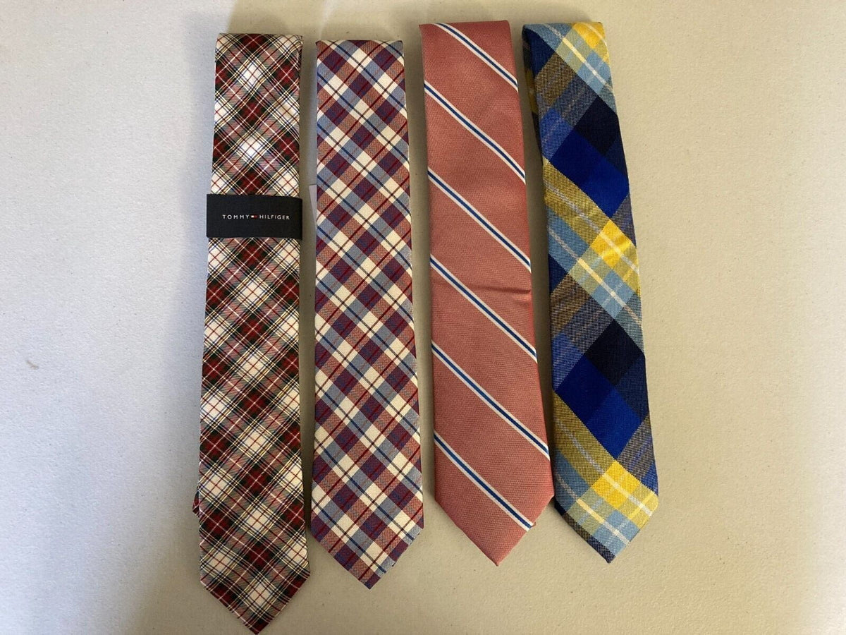 Silk Mens Tommy Neck Hilfiger Plaid Tie