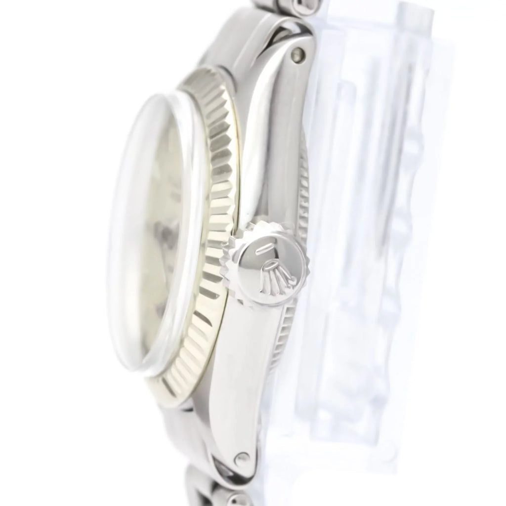 Watch BF551892 Used White Precision Vintage Gold Mens Steel Hand-Winding Authenticated 6525