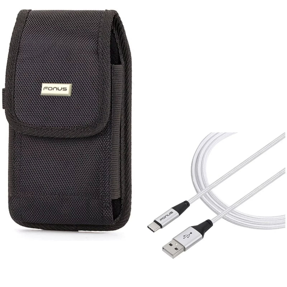 Holster Blackberry Coolpad Belt Type-C - Legacy XL - 3 Long for Rugged Cable Plus XL 10ft w 3a R1J Braided XL Sync XI G9, Vivo Wire Canvas Durable Pixel Clip Case BLU USB - Motion Metal