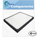 Air 203C for 200 300 4-Pack Blueair with Replacement Filter Air Blueair Purifier - Filter Compatible &