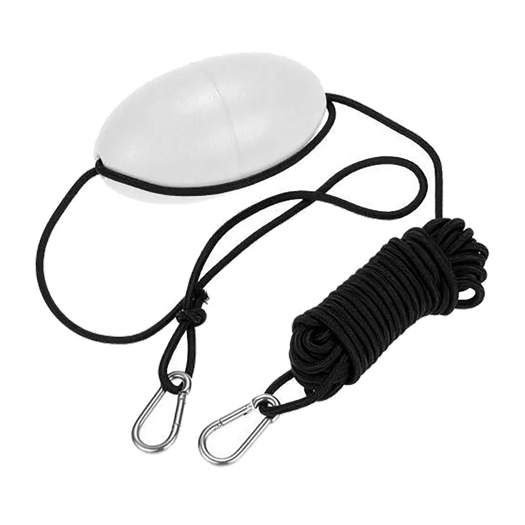 9.1M Anchor yotijar Rope Anchor White Buoy Inflatable Length 6xDrift Rope for W/ Boat