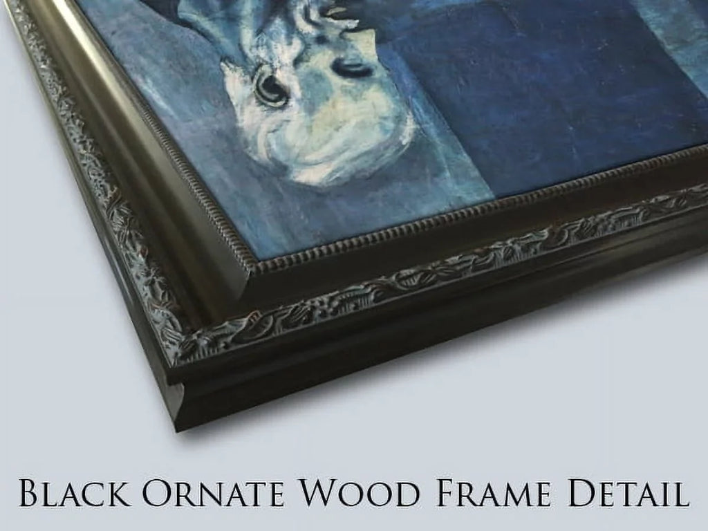 Mountains, Black Albert Framed Lander's Rocky Peak' Art 24x18 2x Bierstadt Matted 'The Ornate Print