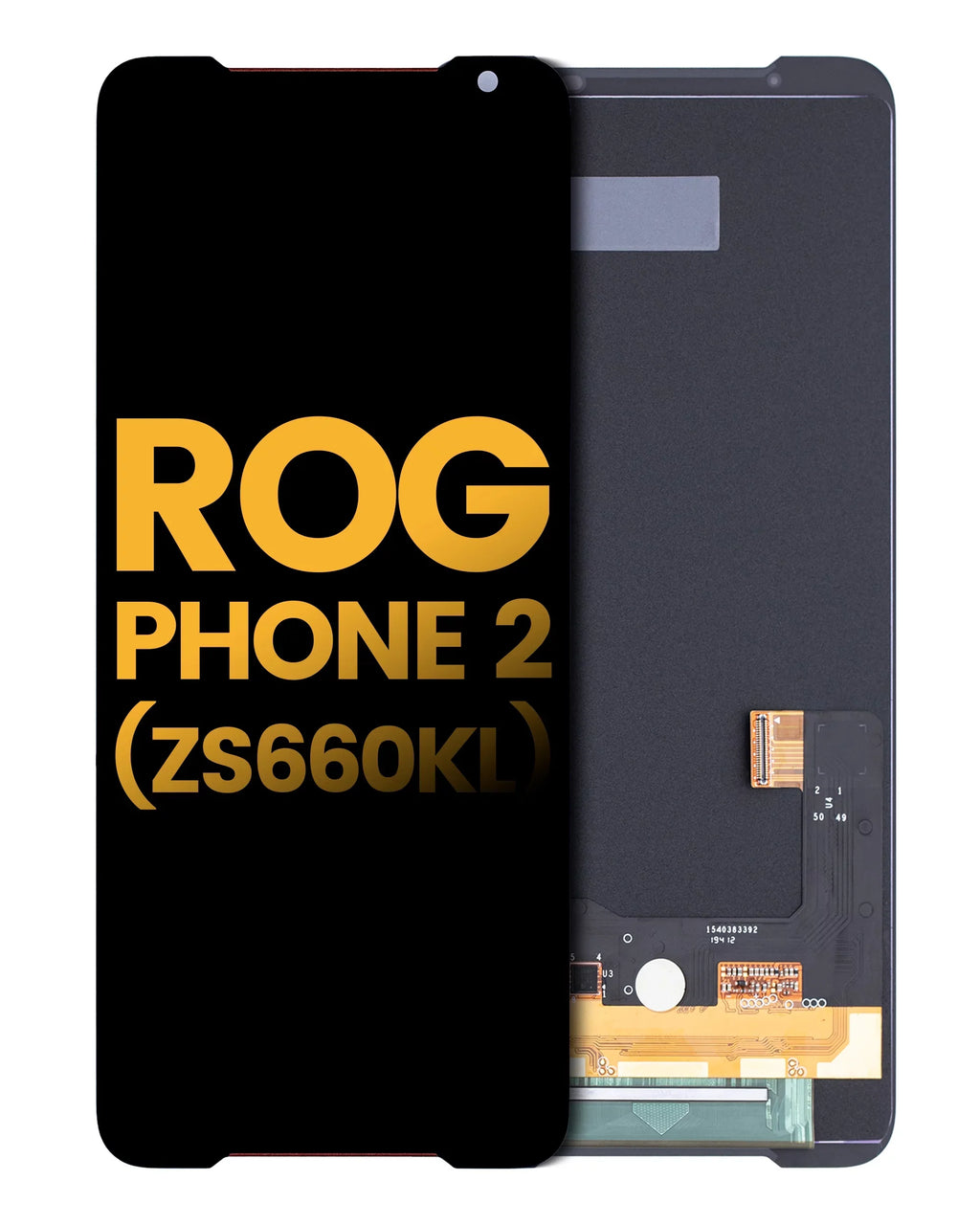 Compatible For Frame Assembly OLED Asus (Refurbished) (ZS660KL) Phone 2 (All ROG Colors) Replacement Without