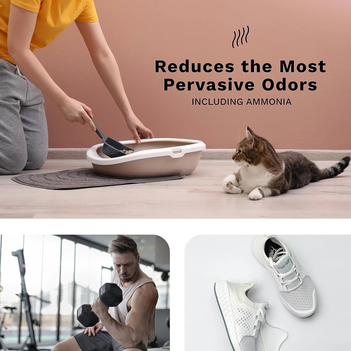 Pets of Lifelabs Eliminates DH Purpose Home Mildew Multi | & Cleaning 99.9% HOCL at Cleaner | Create Supplies Germs Household - | Odor Eliminator Surface Aaira | Disinfectant Smoking Mold Generator