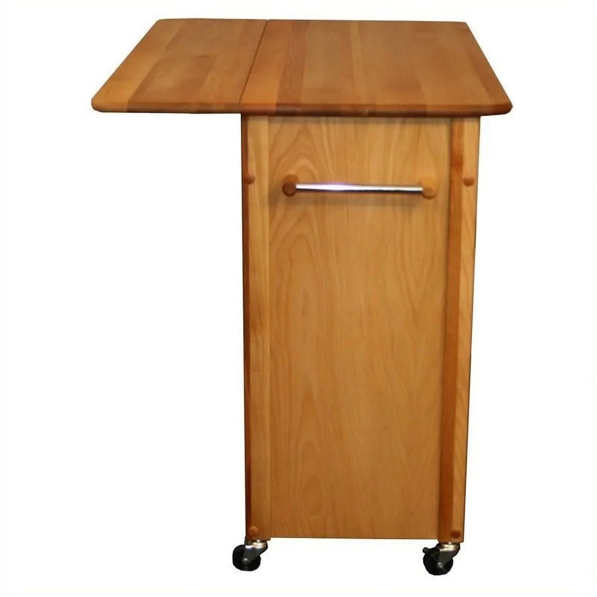 in Kitchen Butcher Pemberly Block Island Drop Leaf 44" Wood Row Brown