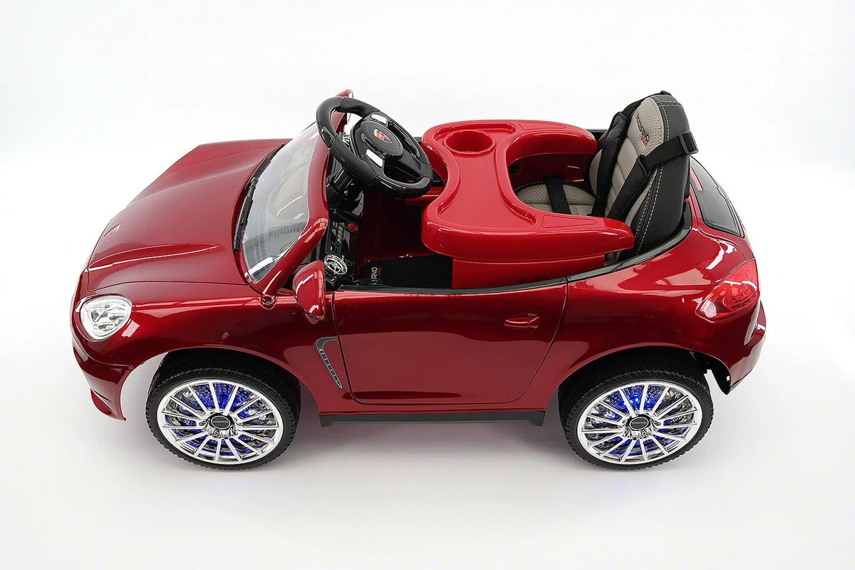 Roadster | 12V Electric Kids Red Ride-On R/C Car Remote Kiddie with Cherry Parental