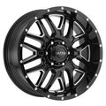 by Natural 203-7983BM+12 1500 Hunter Ultra 2018 Wheel Wheel 203 17" With Chevrolet Accents Black Fits Silverado