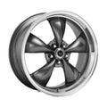 17X7.5in M Machined Racing Aluminum Rim Anthracite AR105M77591A American THRUST TORQ Finish, AR105 Lip