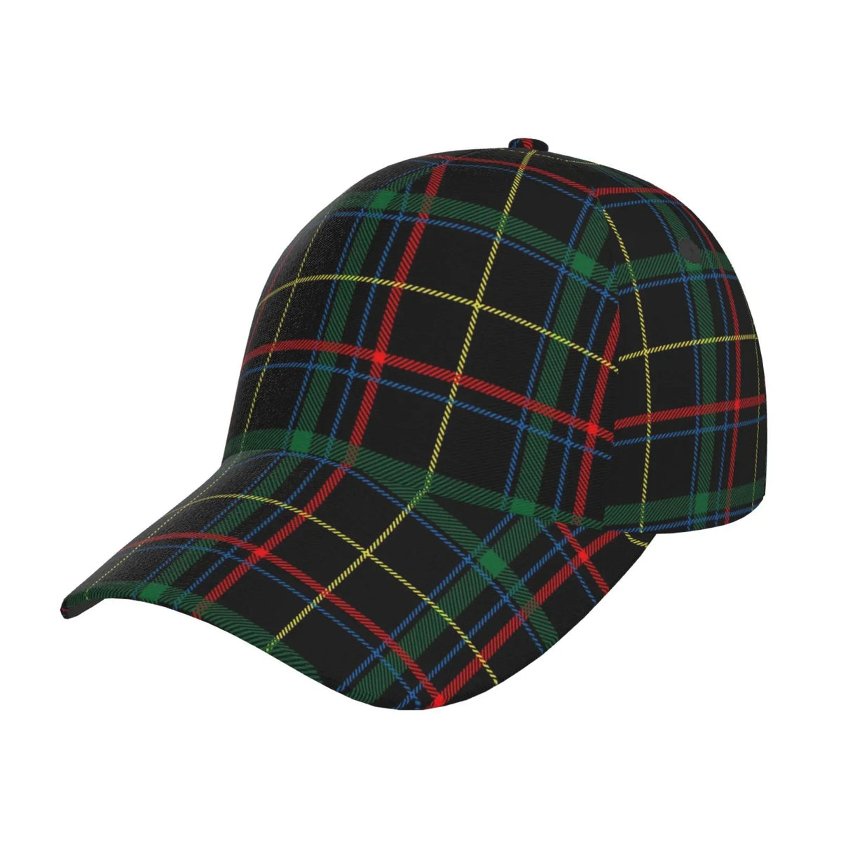 Size for Hat(Buffalo Workouts Plaid Green) Balery Seasons Activities Baseball Adjustable All Running Outdoor Dad Dark and Cap