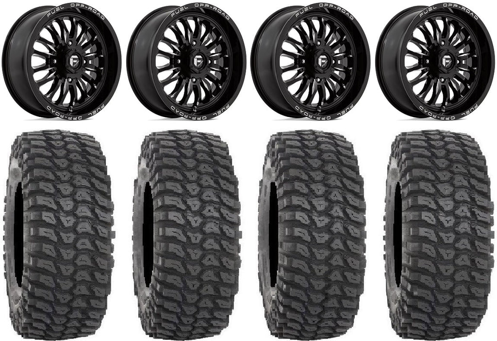 PRO Wheels 36" XP 1000 / Tires XP / Fuel Polaris RZR Black Ranger XCR350 900/1000 18" ARC XP