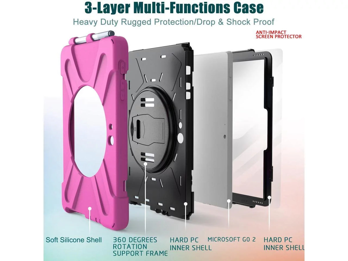 Strap with for 2020 3 with 2018 Surface 2021 Surface Go Go Surface 10 Holder, Go / inch 2 inch Pen inch Case / Shoulder 10.5 10.5