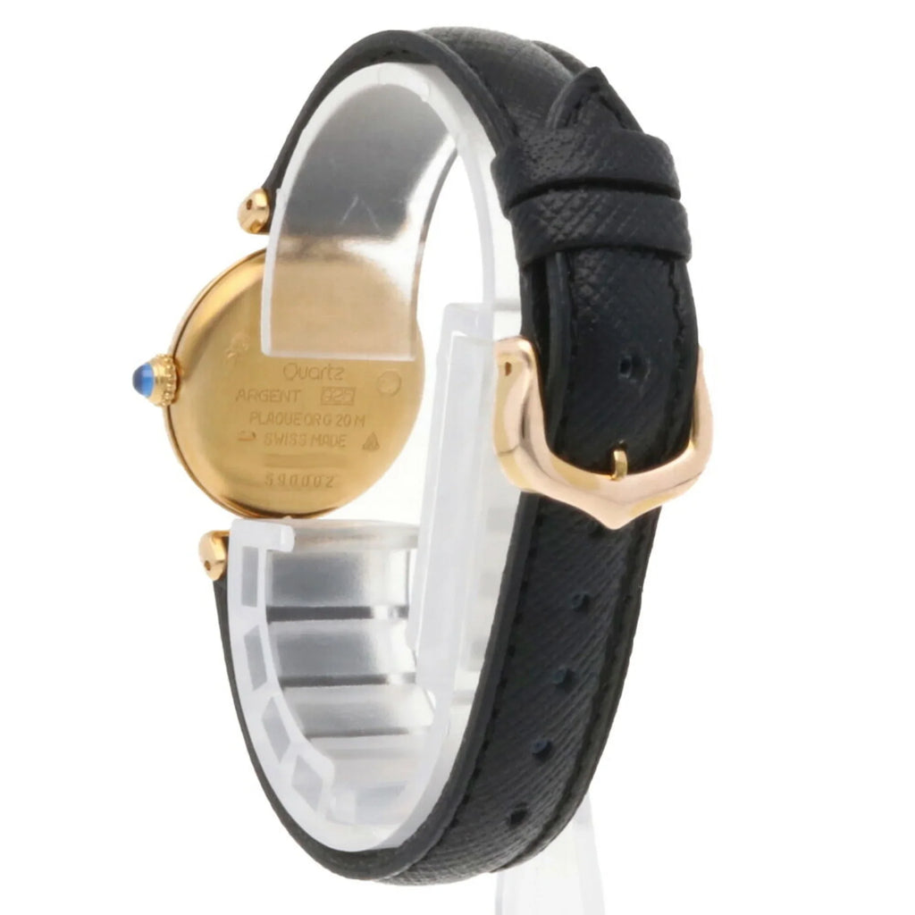 GP Pre-Owned Must CARTIER 590002 Quartz Watch Cartier (Fair) Colise Ladies Vermeil