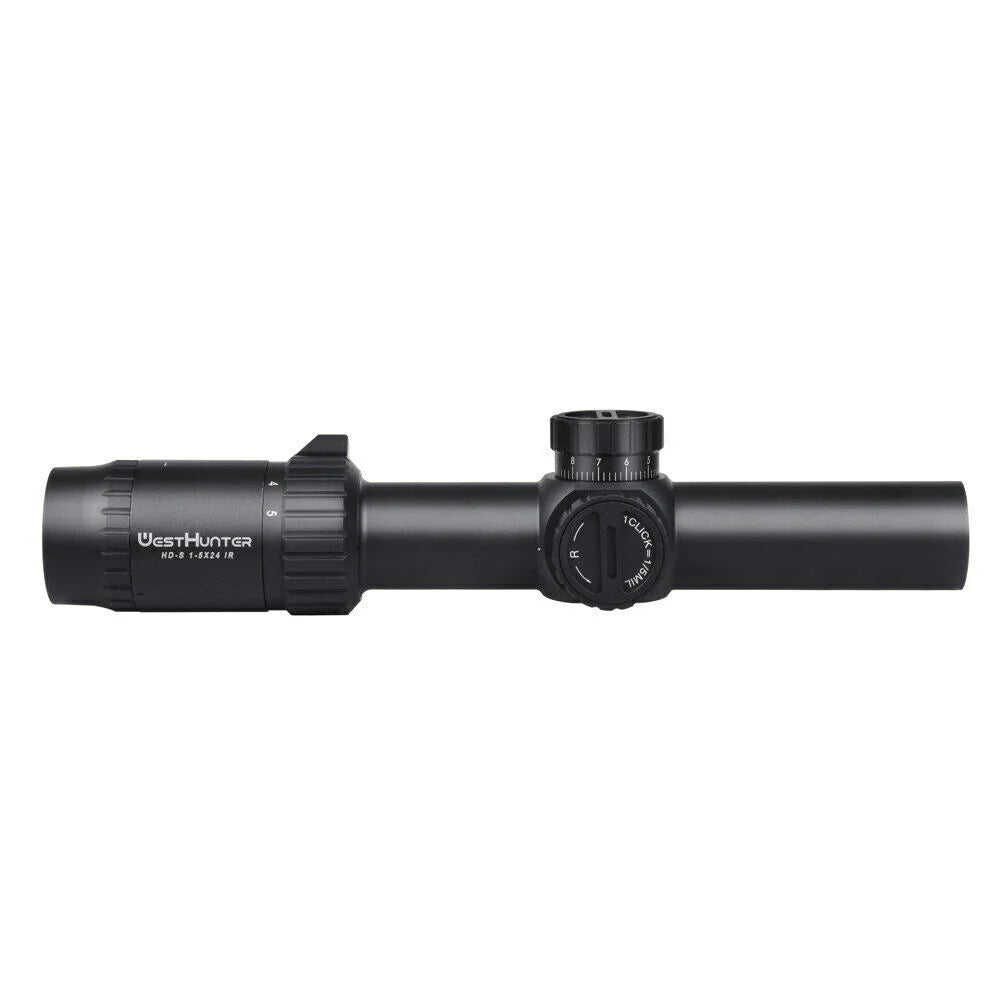 1-5X24 Illuminated HD-S Scope, Mount One Sights, Compact WESTHUNTER IR Piece Reticle