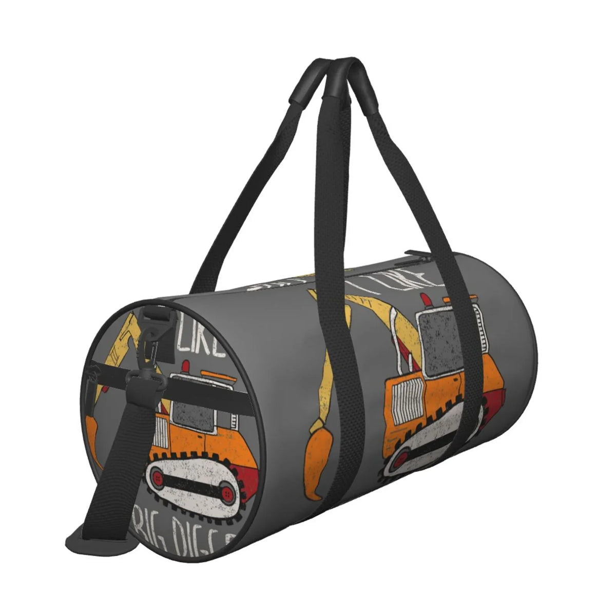 Bag Big Bag Like Sports Gym Digger Waterproof Travel I Luggage Cylinder Large Coaee Capacity and Pocket Compartment with Bag