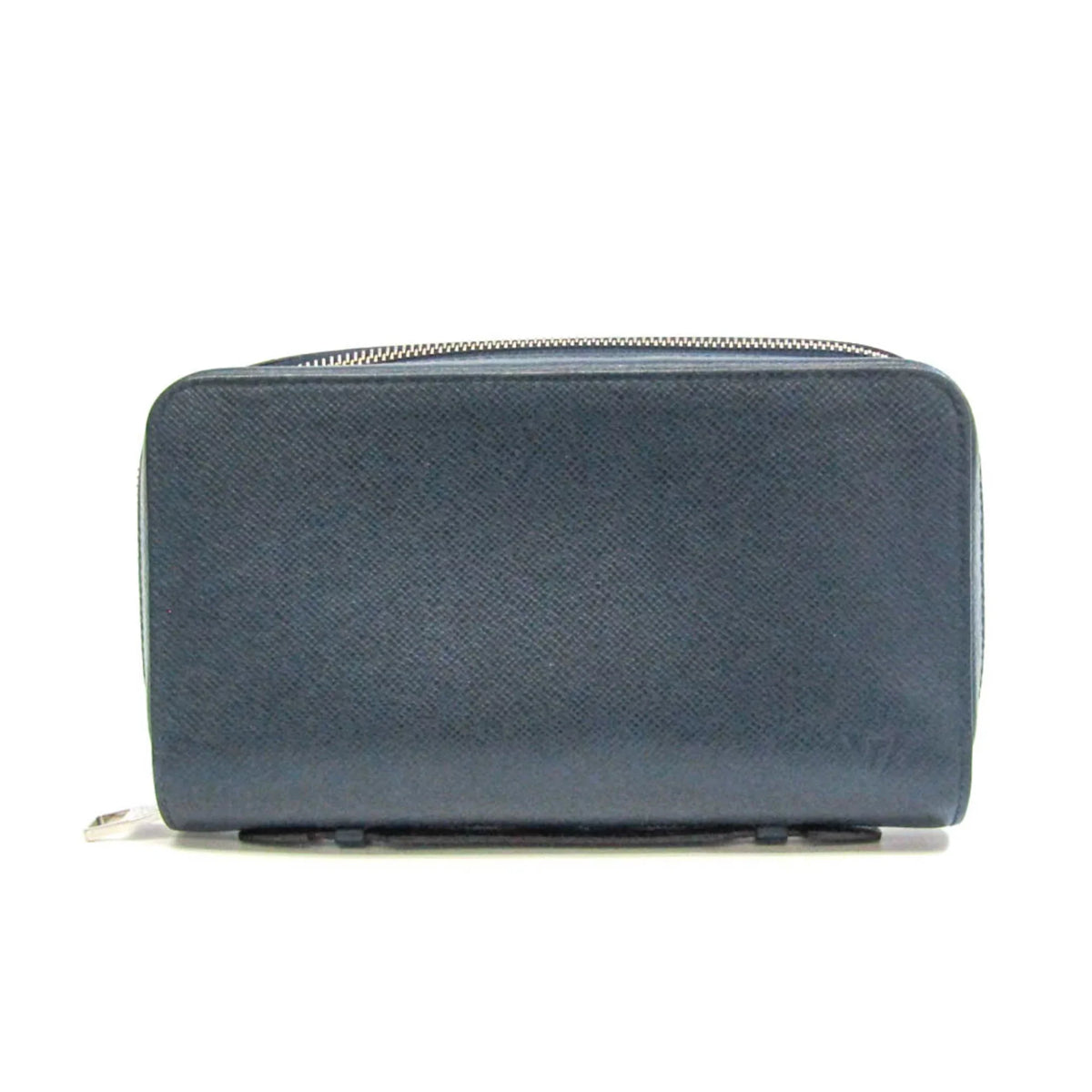 Navy Taiga (Good) Taiga XL Blue Pre-Owned Men's Wallet Leather Zippy M64019 (bi-fold) Long