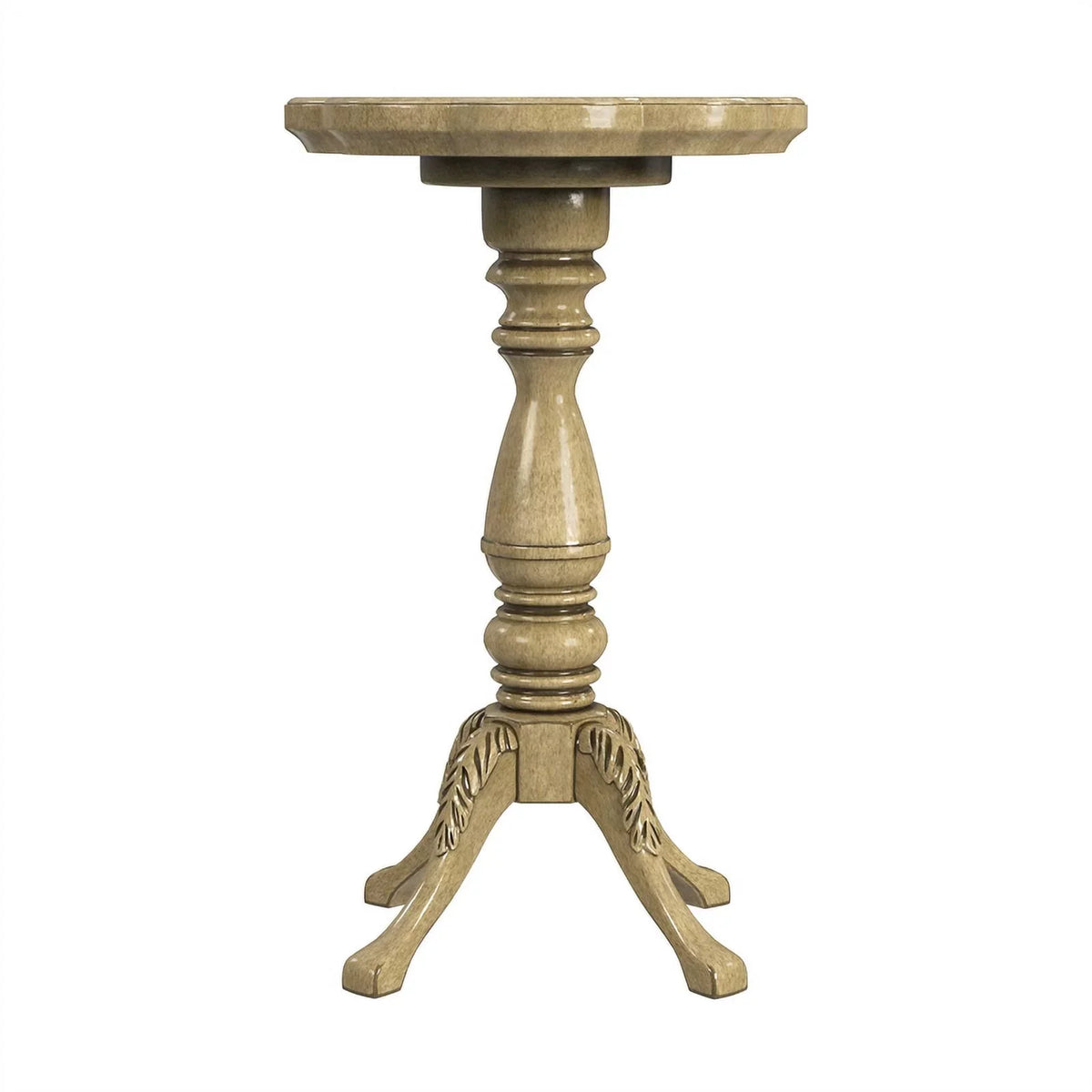 Whitman Accent Antique Scalloped Beige Butler Specialty Table Edge