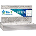 11 Pack Merv 6 Pleated Filter Air/ Furnace 16x25x1 Tier1 -