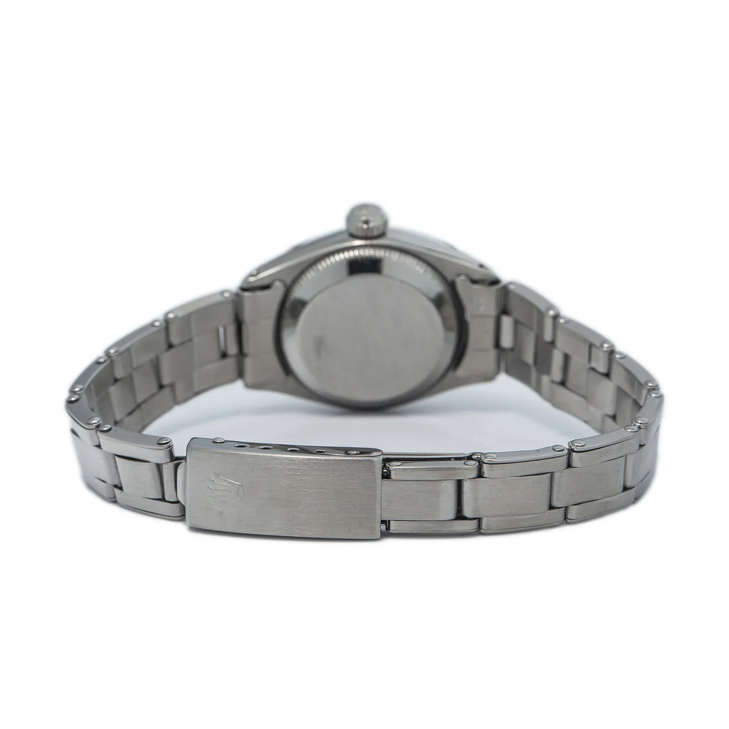 Ladies Perpetual Stainless Oyster vintage RARE Silver Rivet 6505 Dial 24MM