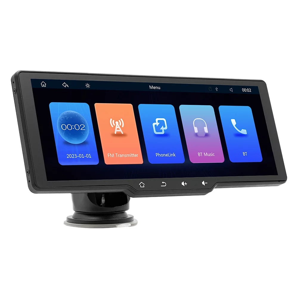 language ammoon Car Player Video Camera Wireless Recorder, Multi CarPlay Portable Car Camcorder, Car Auto with Support