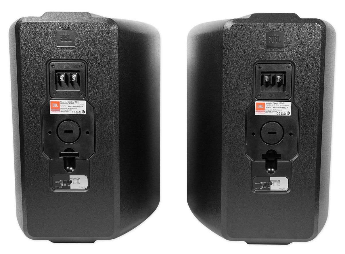 Ceiling Background Restaurant Foreground Wall+10) Amp+6) 6-Zone Kit JBL Speakers