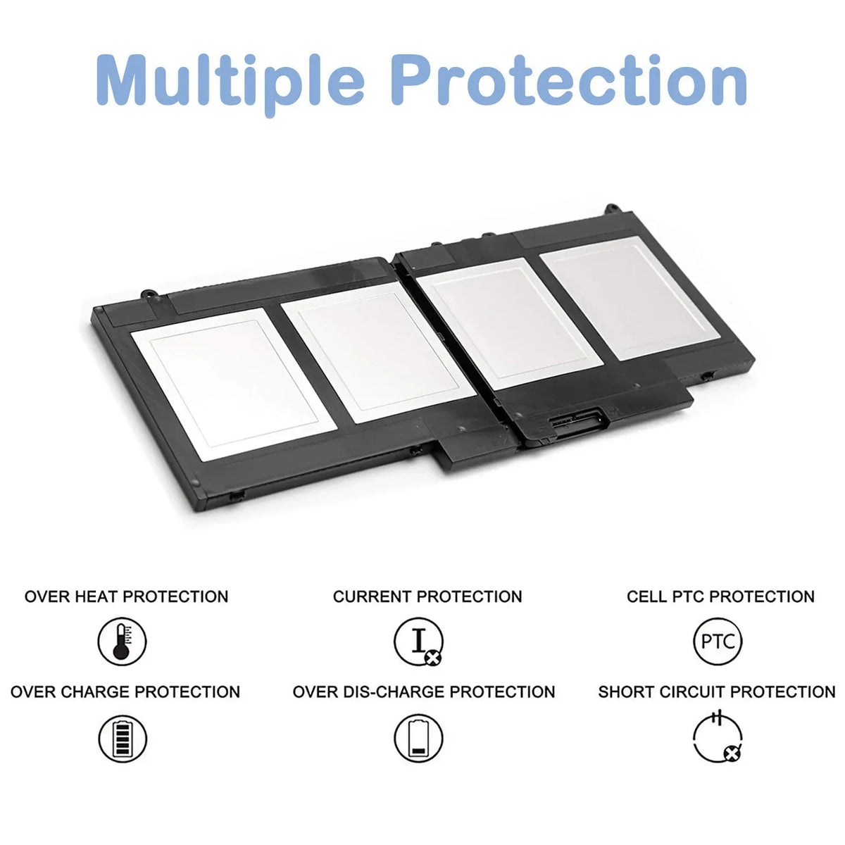 Battery Laptop for E5250 0WYJC2 5250 E5550 3160 08V5GX 451-BBLK 451-BBLN PF59Y 5XFWC VMKXM 3150 Notebook 51WH Latitude 1KY05 Series G5M10 5450 5550 R9XM9 451-BBLL 3550 E5450 WYJC2 8V5GX TXF9M