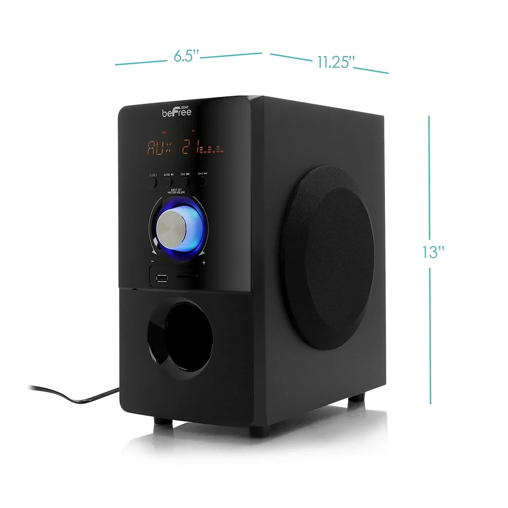 beFree 80 Channel (93695498M) 93695498M W Sound Sound Speaker Surround Black 5.1