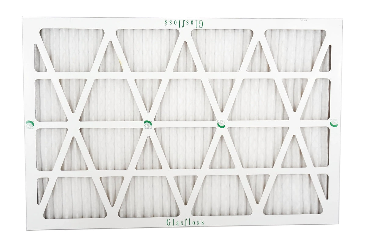 Furnace (Actual 24.5x7/8 x Made Air - Filter Size: 10 - Glasfloss 18x25x1 USA - 17.5 -Qty:12 inch) MERV in